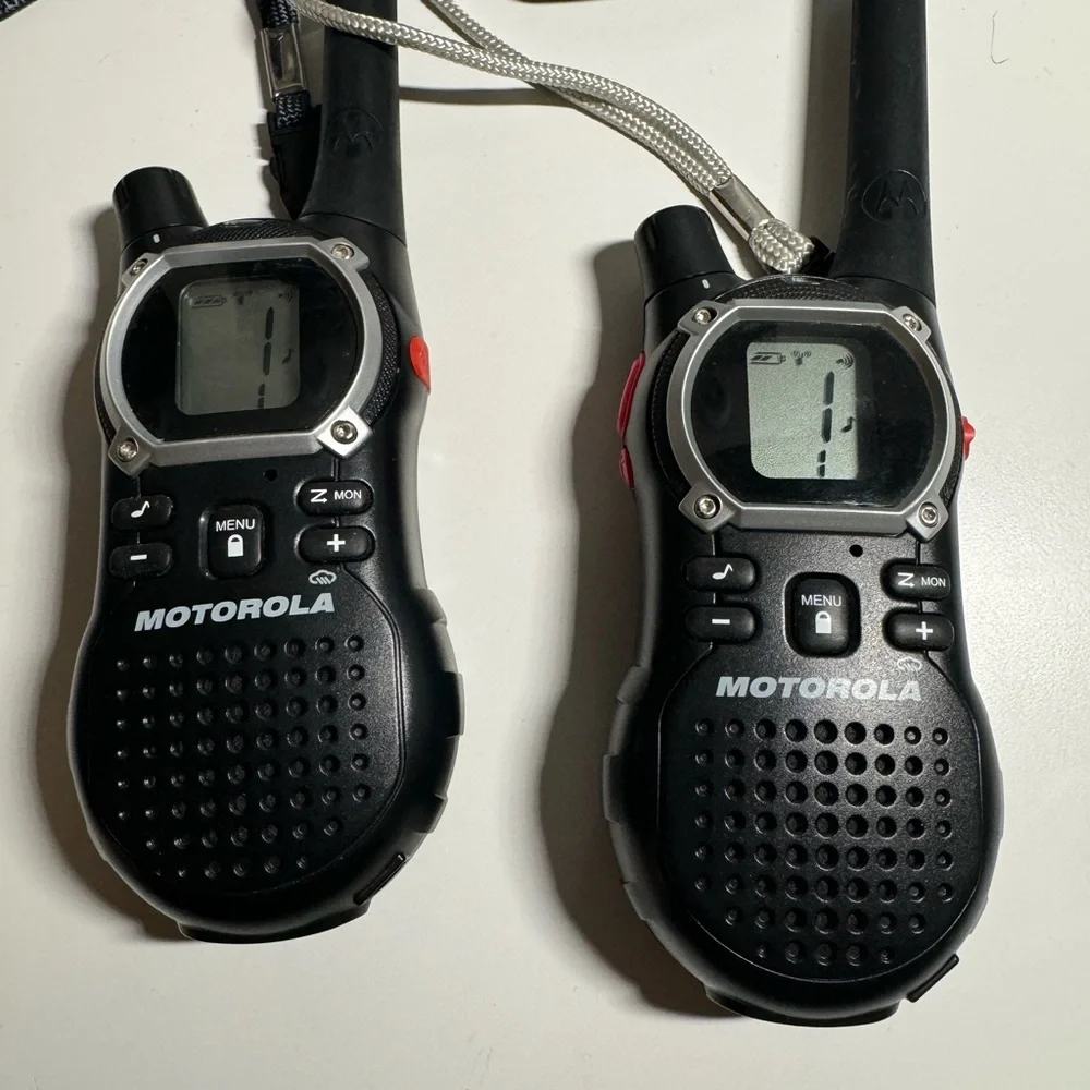 Motorola Black Headsets with Ergonomic Design and Compact Size